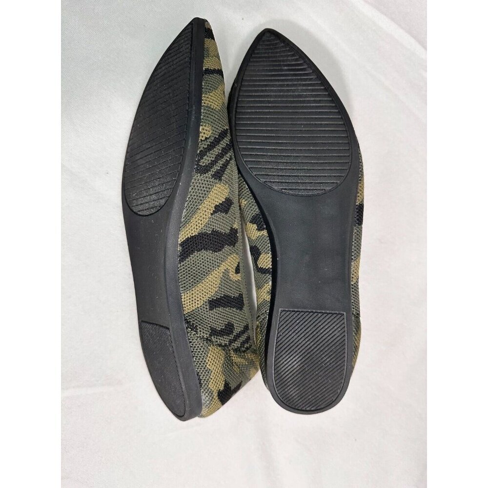 Steven by Steve Madden Camouflage Slip On Knit Flats Pointed Toe Rosy Size 7M - Picture 6 of 10